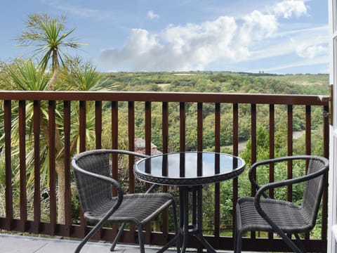 Balcony with far reaching views | Little Larnick, Looe