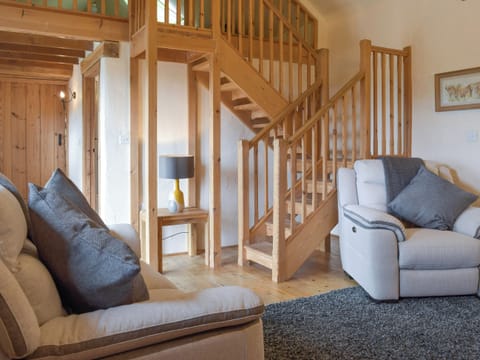 Characterful living room | Hayloft Cottage - Croft Farm Cottages, Ludchurch, near Narberth
