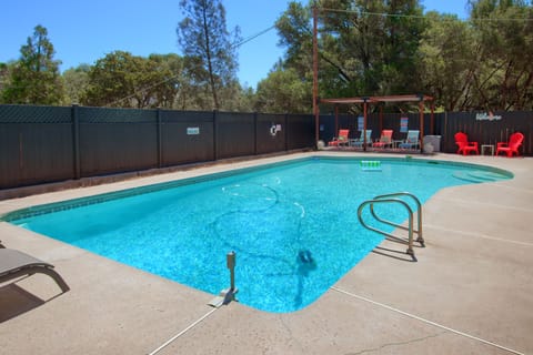 The Pool is large and the perfect place to cool off on those hot summer days.