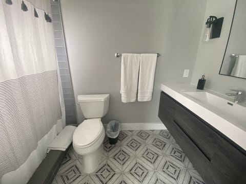 Combined shower/tub