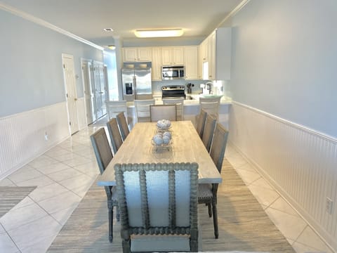 Dining table for eight