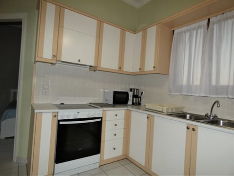 kitchen view with brand new devices