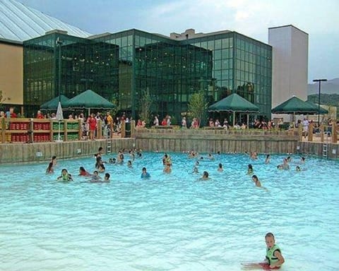 Indoor pool, outdoor pool