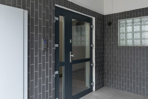 Entrance to the building. 