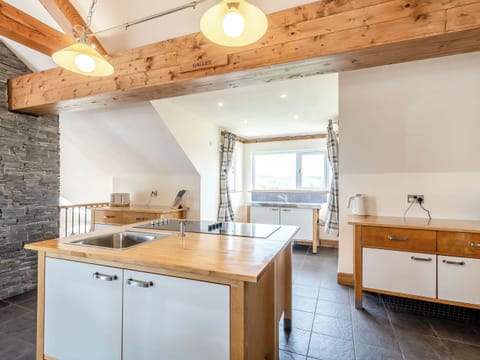Kitchen | Seaviews and Hot Tub at Admirals Anchor, Portpatrick