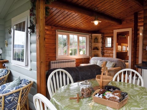 Open plan living space | Trawsfynydd Cabin, Bron Aber, near Trawsfynydd