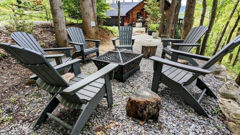 [Outdoor Space] Connect with nature by relaxing in an Adirondack chair or enjoying a fire pit with family and friends.