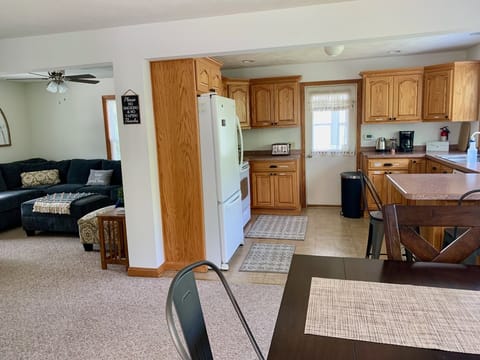 Open bright space. River views from almost every window!