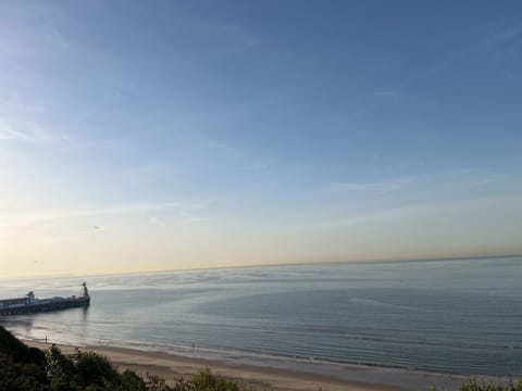 Beach nearby, sun loungers