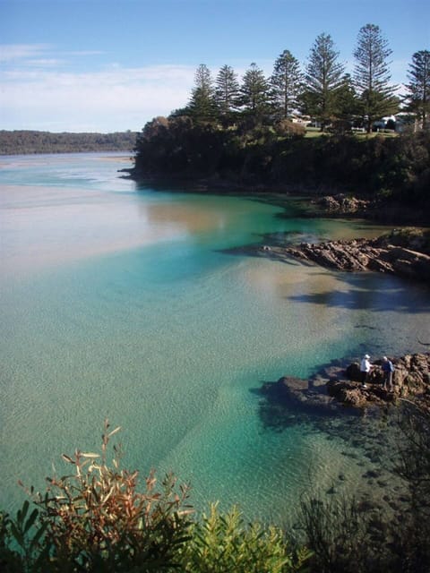 Beach nearby, sun loungers