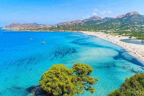 Beach nearby, sun loungers