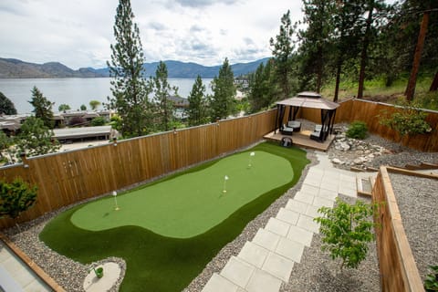 Putting green for novice and pro golfers