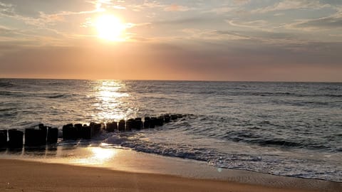 On the beach