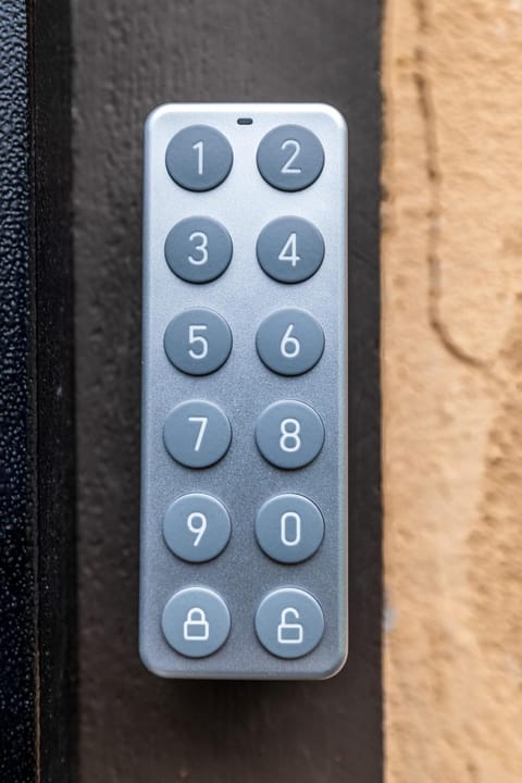 Smart locks on all doors, no need for keys