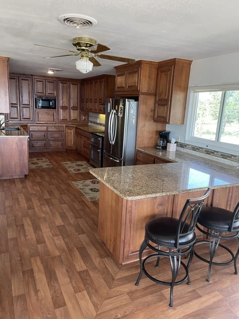 Plenty of space and everything you need in the kitchen