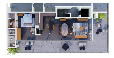 Spacious layout for your relaxation.