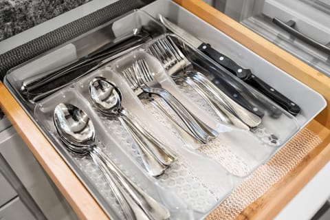 Well stocked kitchen. 