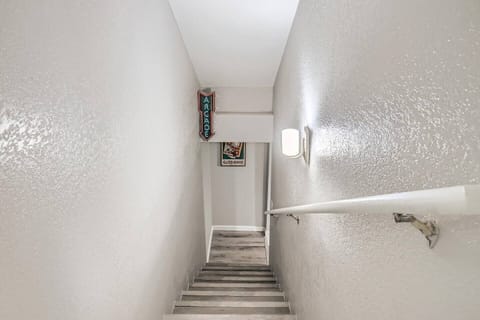 Head down to the game room and basement, where you can have 2 separate living areas if needed for privacy.