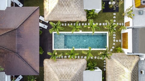 Drone view of the villa