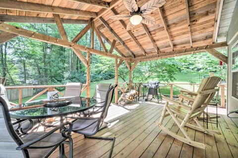 Waynesville Vacation Rental | 2BR | 1BA | Stairs Required | 780 Sq Ft