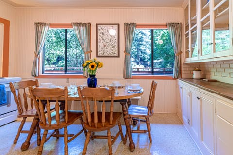 view of indoor kitchen table