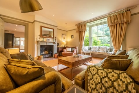 The Gardens: A beautifully presented drawing room that overlooks the garden
