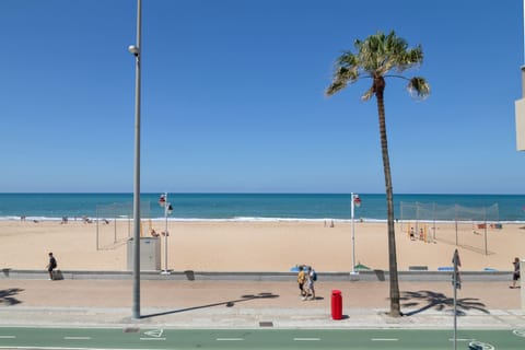 On the beach