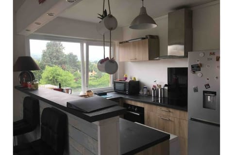 Private kitchen | Fridge, microwave, oven, stovetop