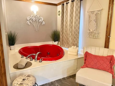 Heart shaped Jacuzzi for two