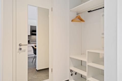 Store your essentials with ease in our spacious closet.