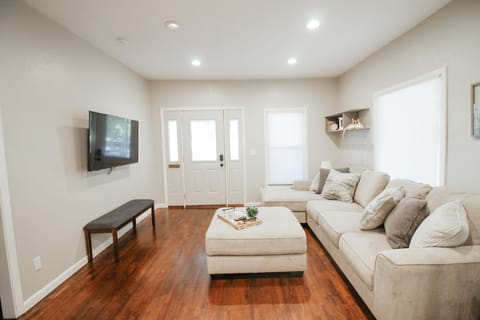 Living area | Flat-screen TV, video-game console, foosball, streaming services