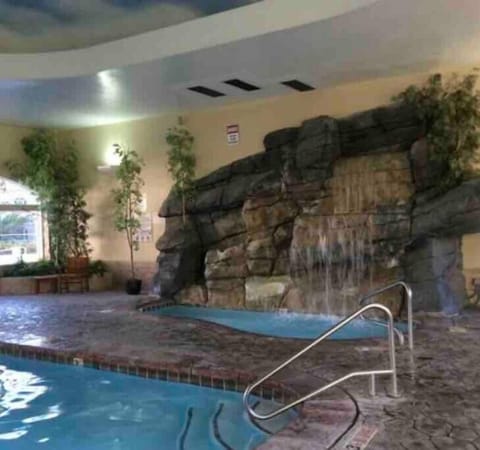 Indoor pool, outdoor pool