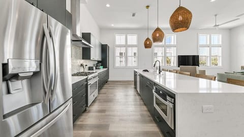 Fully stocked kitchen