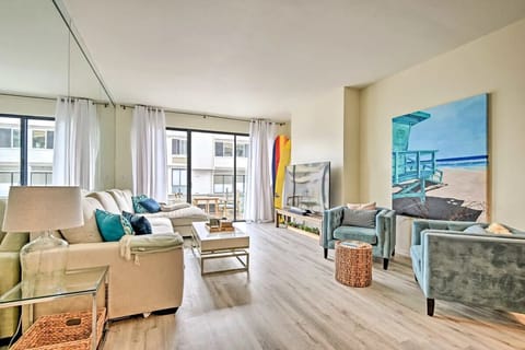 Relax in the living room after a day exploring the beaches and Los Angeles