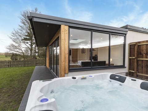 Hot tub | The Bunker - Vallum Villas, Bardon Mill, nr Hexham