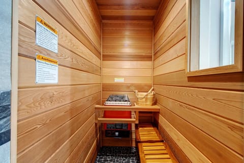 Dry Sauna in Primary Bathroom