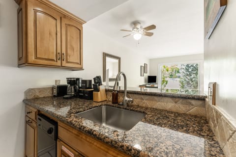 Fully-equipped kitchen.