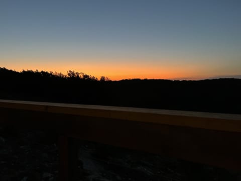 Another back porch view to the horizon, where the skies are breathtaking!