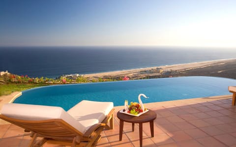 Outdoor pool, an infinity pool