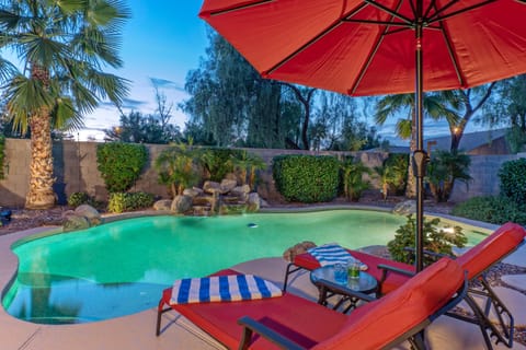 Welcome to the backyard paradise at FIRESIDE SUNSET.