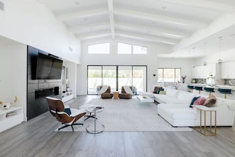 Open Living Room with Natural Light