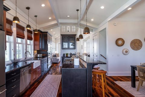 State of the Art with Granite Counters, Kitchen Craft Cabinets & New Top of the Line Stainless Steel Appliances (2) refrigerators, Gas Cooktop, Oven