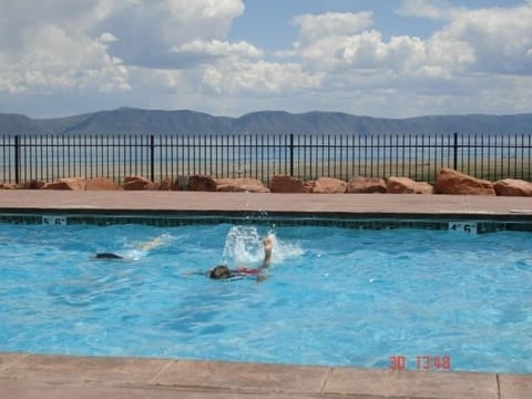 Indoor pool, a heated pool