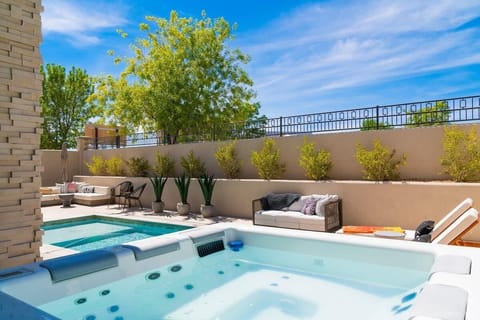 Hot Tub and Pool setup