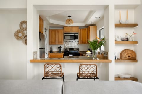 Personally, we love to eat outside, but you can always sidle up to the bar instead.