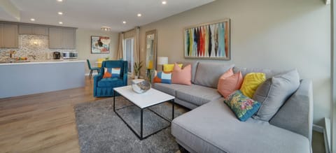 Cozy and modern living room!