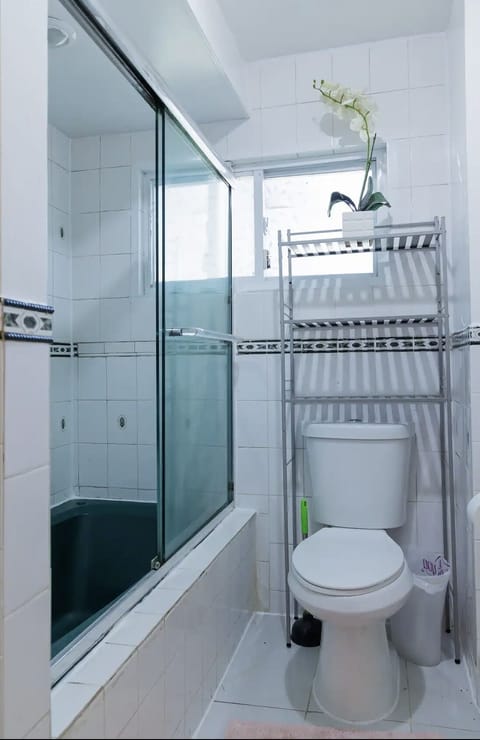 Combined shower/tub