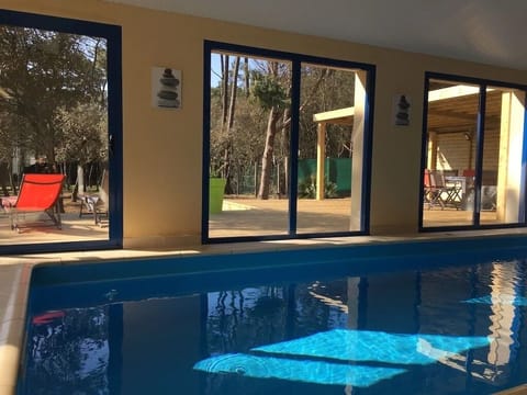 Indoor pool, a heated pool