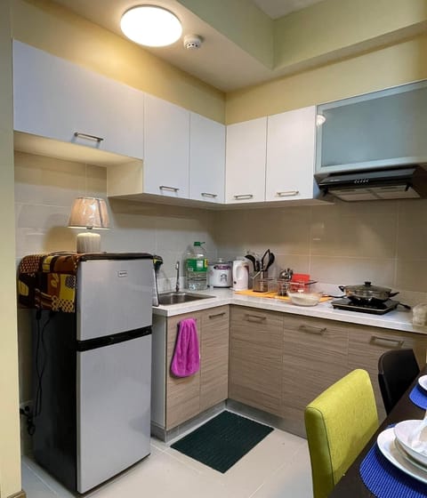 Fridge, microwave, dishwasher, electric kettle