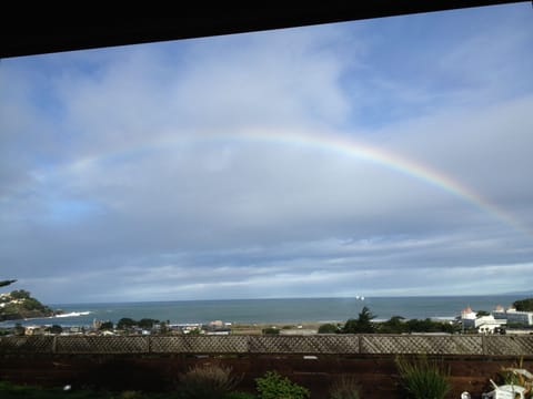 Rainbow from the "window table" in living room